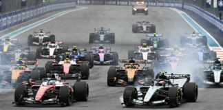 Partenza GP Miami Antonelli Leclerc