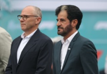 F1 GP Miami 2026: Stefano Domenicali (preisdente F1 Group) con Mohammed Ben Sulayem (presidente FIA) - Foto: Getty Images