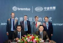 Brembo insieme con Ningbo Huaxiang Electronic per la frenata intelligente
