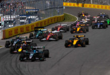 La partenza del GP del Canada