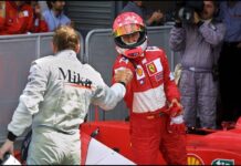 Schumacher e Hakkinen