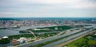 F1 GP Canada: atmosfera dal circuito, vista aerea della pista - Foto: Getty Images