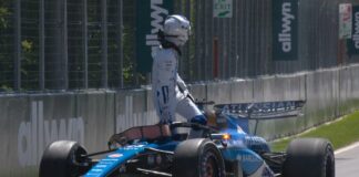FP1 Canada: Albon hits the wall...due to a marmot
