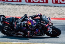 Fine settimana complicato anche per Aprilia Racing nel GP di Catalogna