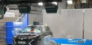 Geely Auto conferma l'impegno nella sicurezza con nuovi crash test a Parigi