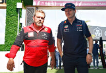Rosato (Ferrari) e Verstappen