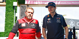 Rosato (Ferrari) e Verstappen