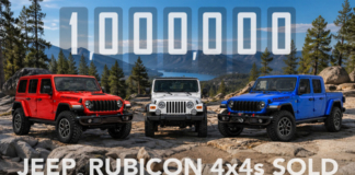Jeep celebra il milione di Rubicon venduti nel mondo tra Wrangler e Gladiator