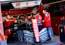 Il box Ferrari