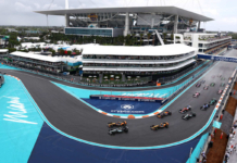 La partenza della Sprint Race di Miami