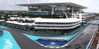 La partenza della Sprint Race di Miami