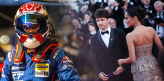 Max Verstappen durante la 24h del Nurburgring, Charles Leclerc in passerella al Festival del Cinema di Cannes - Collage FormulaPassion, Foto Red Bull Content Pool e Getty Images