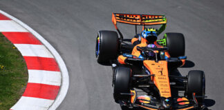 McLaren monopolizes the second row but fails (for now) the new wing
