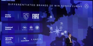 manuele Cappellano, directeur de Stellantis Europe élargie lors de la présentation du plan stratégique de Stellantis le 21 mai 2026