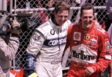 Ralf e Michael Schumacher nel GP Canada 2001
