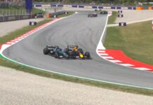 La ruotata di Max Verstappen a George Russell nel GP Spagna 2025