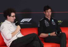 Mattia Binotto e Toto Wolff