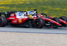 Leclerc e Hamilton (Ferrari)