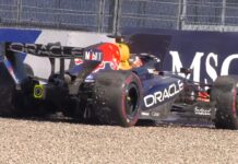 No mistake: Verstappen blocked due to a rear wing problem

