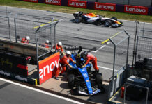 Ritiro vettura Sainz Austria 2026