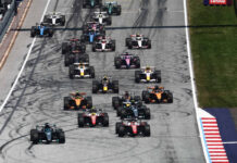 La partenza del GP d