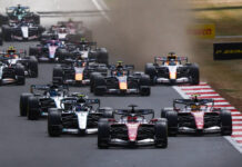 La partenza del GP di Gran Bretagna a Silverstone