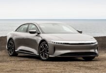 Lucid liefert 3953 Elektroautos im Q2 2026 aus, Führungsteam wird umgebaut Lucid-Air-silber